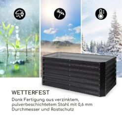 High Grow Straight Hochbeet 120x60x60cm 432l Stahl 5 High Grow Straight Hochbeet 120x60x60cm 432l Stahl -Deutschland Klarstein Verkaufs-Shop 10035350 de 0006 logo