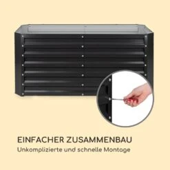 High Grow Straight Hochbeet 120x60x60cm 432l Stahl 6 High Grow Straight Hochbeet 120x60x60cm 432l Stahl -Deutschland Klarstein Verkaufs-Shop 10035350 de 0007 logo