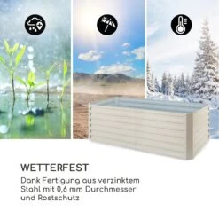 High Grow Straight Hochbeet 200x60x100cm 1200l Stahl -Deutschland Klarstein Verkaufs-Shop 10035352 de 0006 logo