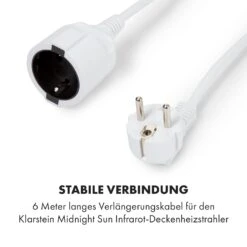 Midnight Sun Decken-Infrarotheizung 6 Meter Verlängerungskabel -Deutschland Klarstein Verkaufs-Shop 10035359 de 0003 logo