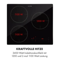 TrinityCook Induktionskochfeld 3400W Touch Control Glas 3 TrinityCook Induktionskochfeld 3400W Touch Control Glas -Deutschland Klarstein Verkaufs-Shop 10035361 de 0004 logo