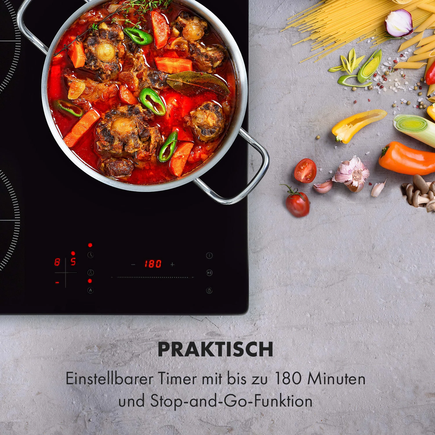 TrinityCook Induktionskochfeld 3400W Touch Control Glas TrinityCook Induktionskochfeld 3400W Touch Control Glas -Deutschland Klarstein Verkaufs-Shop 10035361 de 0006 logo