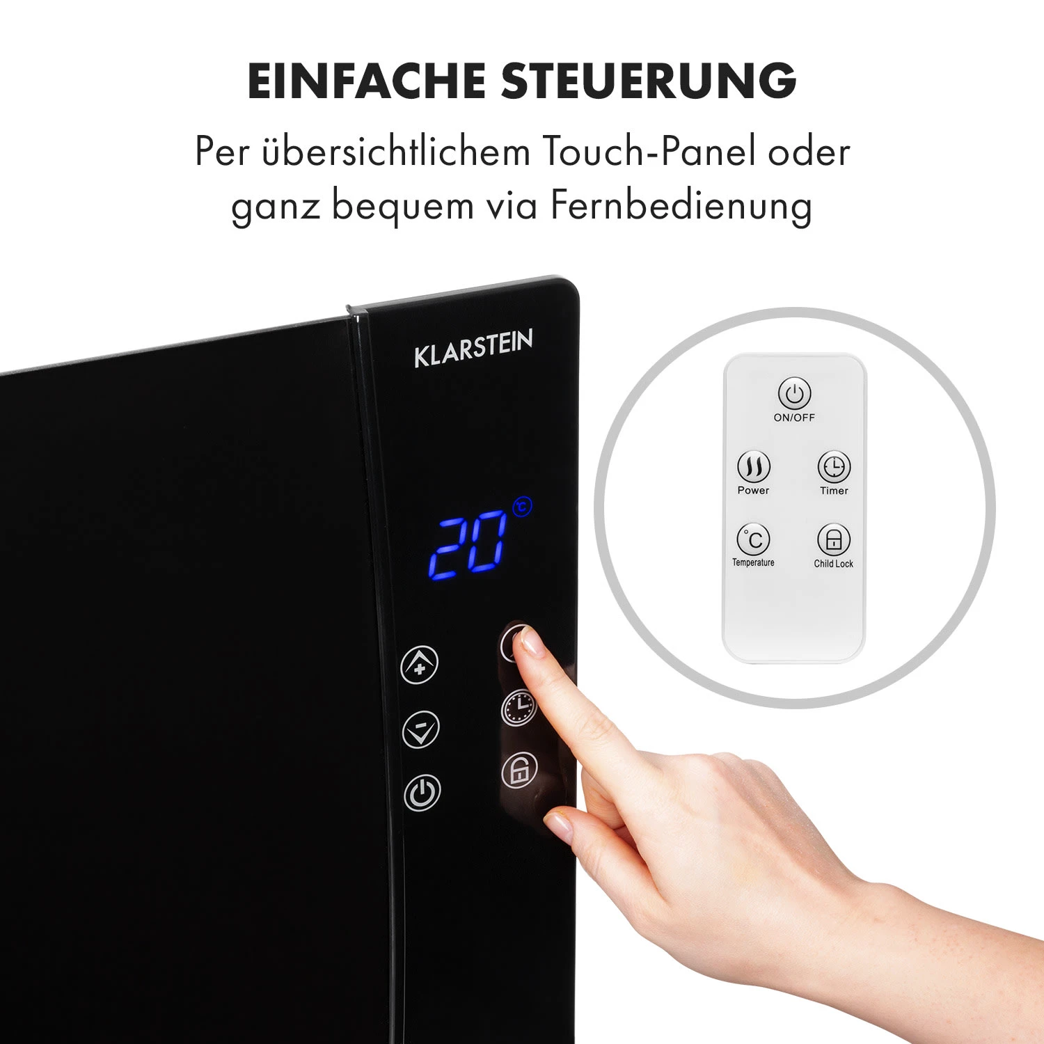 Lindholm Konvektionsheizgerät Thermostat Timer 2000W Lindholm Konvektionsheizgerät Thermostat Timer 2000W -Deutschland Klarstein Verkaufs-Shop 10035363 de 0007 logo