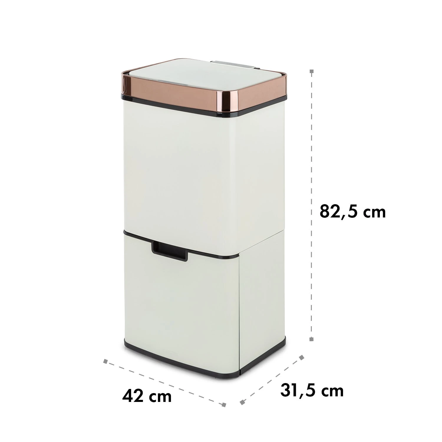 Royal Trash Rose Gold Sensor-Mülleimer 72 Liter Edelstahl Royal Trash Rose Gold Sensor-Mülleimer 72 Liter Edelstahl -Deutschland Klarstein Verkaufs-Shop 10035364 yy 0011 logo Klarstein Royal Trash Rose Gold Sensor Muelleimer