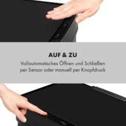 Royal Trash Matte Black Sensor-Mülleimer 72 Liter Edelstahl 6 Royal Trash Matte Black Sensor-Mülleimer 72 Liter Edelstahl -Deutschland Klarstein Verkaufs-Shop 10035365 de 0007 logo