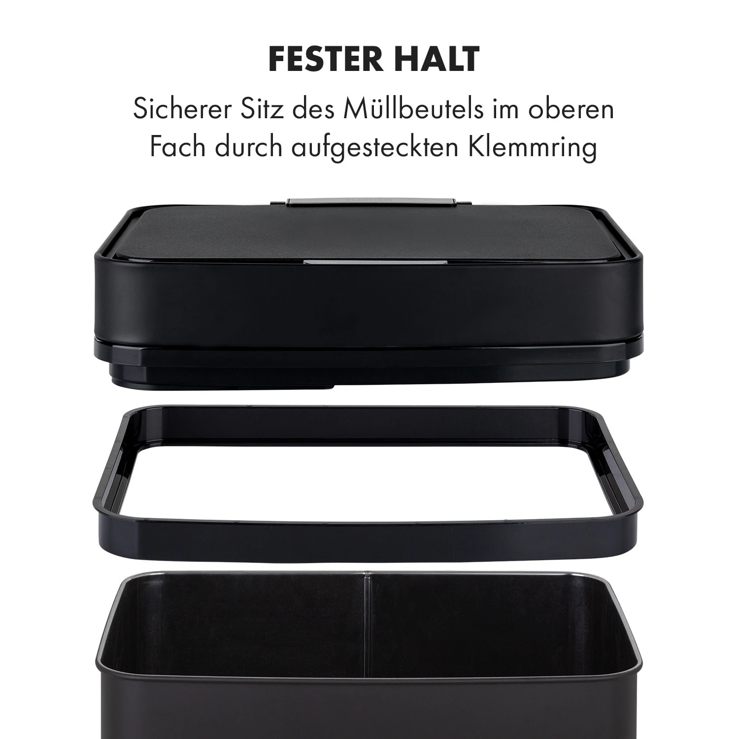 Royal Trash Matte Black Sensor-Mülleimer 72 Liter Edelstahl Royal Trash Matte Black Sensor-Mülleimer 72 Liter Edelstahl -Deutschland Klarstein Verkaufs-Shop 10035365 de 0009 logo