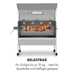Sauenland Pro XL Spanferkelgrill Drehspieß 15W 4 Rollen Edelstahl -Deutschland Klarstein Verkaufs-Shop 10035373 de 0004 logo