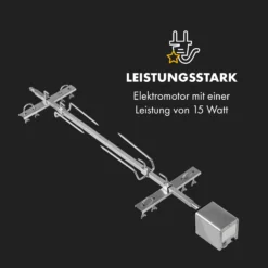 Sauenland Pro XL Spanferkelgrill Drehspieß 15W 4 Rollen Edelstahl -Deutschland Klarstein Verkaufs-Shop 10035373 de 0005 logo