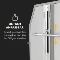 Sauenland Pro XL Spanferkelgrill Drehspieß 15W 4 Rollen Edelstahl -Deutschland Klarstein Verkaufs-Shop 10035373 de 0006 logo