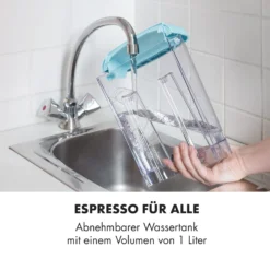 Espressionata Gusto Espressomaschine 1100W 15 Bar Druck -Deutschland Klarstein Verkaufs-Shop 10035377 de 0005 logo