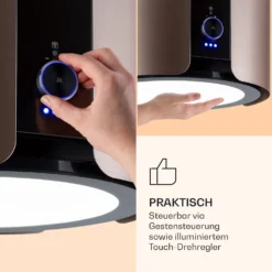 Skyfall Smart Inselabzugshaube Ø45cm Umluft 402m³/h LED -Deutschland Klarstein Verkaufs-Shop 10035378 de 0004 logo
