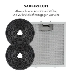 Skyfall Smart Inselabzugshaube Ø45cm Umluft 402m³/h LED -Deutschland Klarstein Verkaufs-Shop 10035378 de 0007 logo
