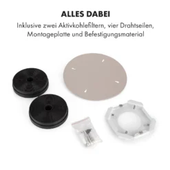 Skyfall Smart Inselabzugshaube Ø45cm Umluft 402m³/h LED -Deutschland Klarstein Verkaufs-Shop 10035378 de 0008 logo