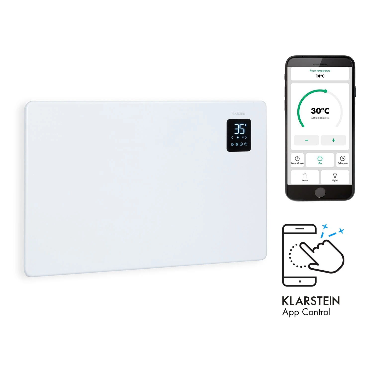 Bansin Smart 1500 Konvektionsheizgerät 1500W App-Steuerung -Deutschland Klarstein Verkaufs-Shop 10035400 yy 0001 titel Klarstein Bansin Smart 1500 Konvektor weiss