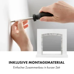 Studio Frame II Kamingehäuse MDF Marmordekoration -Deutschland Klarstein Verkaufs-Shop 10035404 de 0004 logo