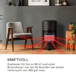 Andora Gasheizofen Gasheizer 3 Heizstufen Bis 4,2kW -Deutschland Klarstein Verkaufs-Shop 10035405 de 0004 logo