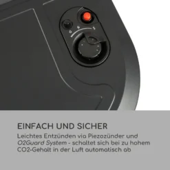 Andora Deluxe Gasheizofen Gasheizer Feuerschein Bis 3,4kW -Deutschland Klarstein Verkaufs-Shop 10035406 de 0008 logo