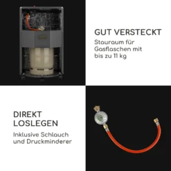 Andora Flame Gasheizofen Gasheizer Feuerschein Bis 3,4kW -Deutschland Klarstein Verkaufs-Shop 10035407 de 0004 logo