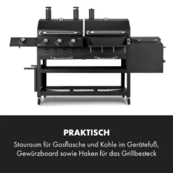 Kingsville Smoker Kombigrill Gas Kohle Smoker 13,5kW 3+1 Brenner -Deutschland Klarstein Verkaufs-Shop 10035409 de 0006 logo
