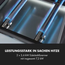 Valdosta 2.0 Gasgrill 2x3,6kW Brenner Edelstahl -Deutschland Klarstein Verkaufs-Shop 10035413 de 0005 logo