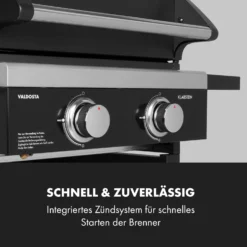 Valdosta 2.0 Gasgrill 2x3,6kW Brenner Edelstahl -Deutschland Klarstein Verkaufs-Shop 10035413 de 0007 logo