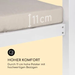 Eremitage Double XL Sunbed 2 Pers Stahl-Rahmen Sonnendach Vorhänge -Deutschland Klarstein Verkaufs-Shop 10035430 de 0008 logo