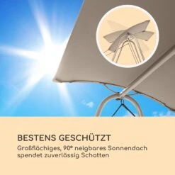 Garden Grove Gartenliege Swing Bed Stahlrahmen Sonnendach Polyester -Deutschland Klarstein Verkaufs-Shop 10035432 de 0005 logo