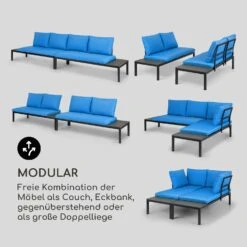 Cartagena Lounger 2 Zweisitzer Mit Tisch Stahl Polyester -Deutschland Klarstein Verkaufs-Shop 10035434 de 0003 logo