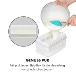 Gaia Greek Joghurt-Maker 1,26 L 6 Gläser Inkl. Sieb-Box -Deutschland Klarstein Verkaufs-Shop 10035435 de 0006 logo