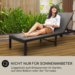 Lucca Lounger Liegestuhl Polyester Aluminium 4-Stufen -Deutschland Klarstein Verkaufs-Shop 10035443 de 0006 usp
