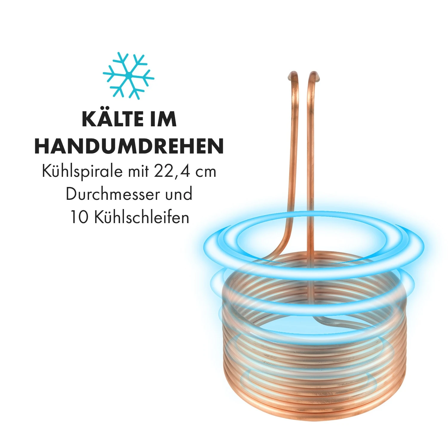 Chiller 10K Eintauchkühler Ø22,4 cm 10 Schleifen Chiller 10K Eintauchkühler Ø22,4 Cm 10 Schleifen -Deutschland Klarstein Verkaufs-Shop 10035448 de 0003 logo