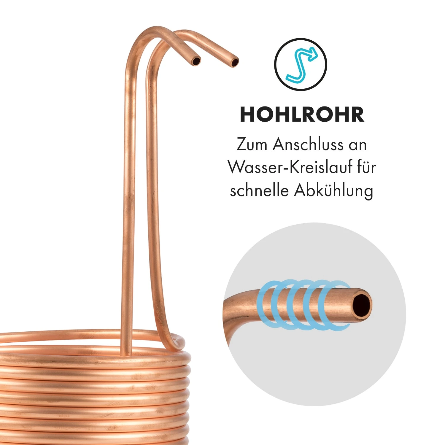 Chiller 10K Eintauchkühler Ø22,4 cm 10 Schleifen Chiller 10K Eintauchkühler Ø22,4 Cm 10 Schleifen -Deutschland Klarstein Verkaufs-Shop 10035448 de 0004 logo