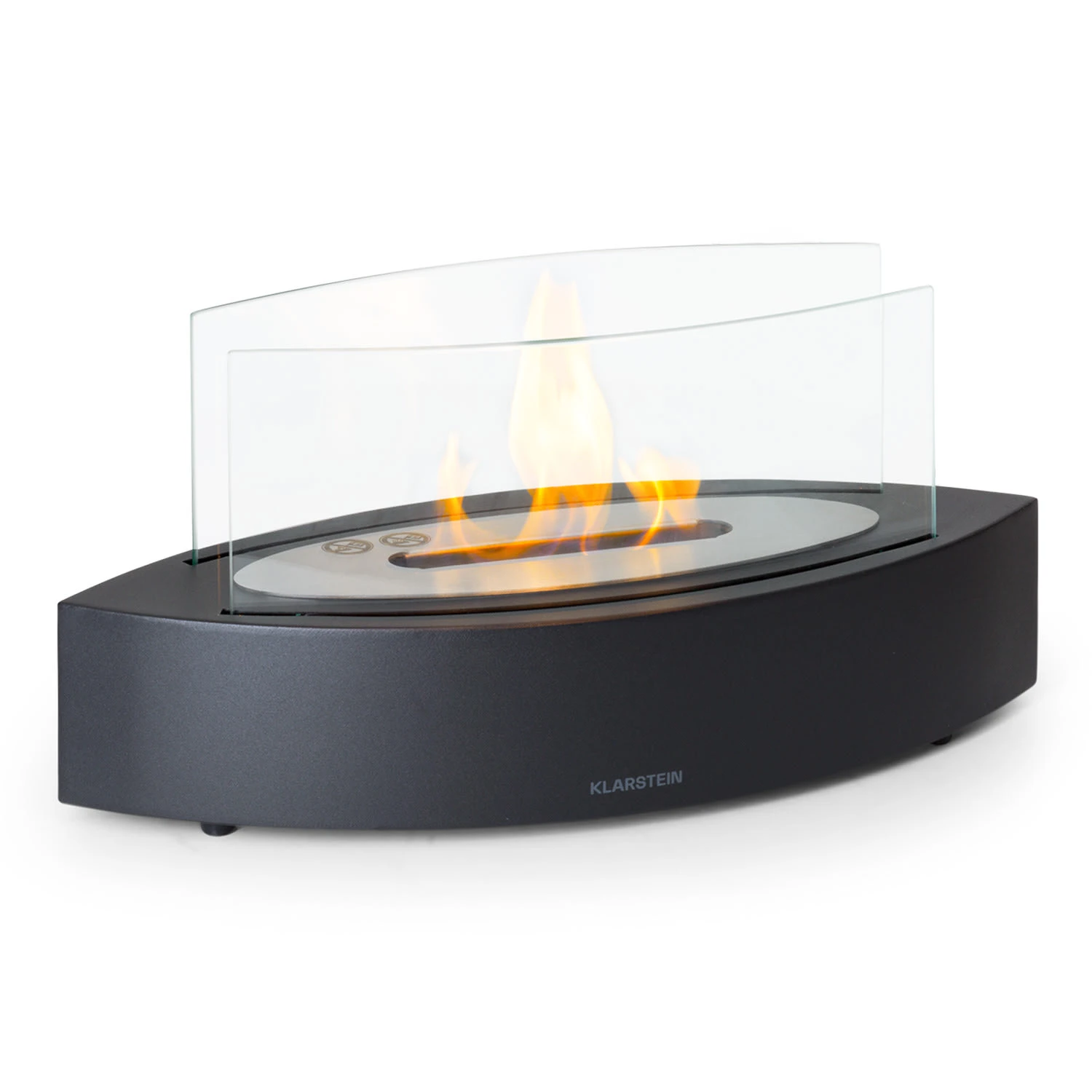 Phantasma Curve Ethanol-Kamin rauch- & geruchlos Edelstahl-Brenner Sicherheitsglas Phantasma Curve Ethanol-Kamin Rauch- & Geruchlos Edelstahl-Brenner Sicherheitsglas -Deutschland Klarstein Verkaufs-Shop 10035457 yy 0001 titel