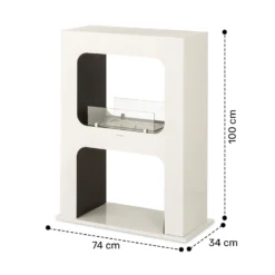 Phantasma Peña Ethanol-Kamin Rauch- & Geruchlos Bio-Ethanol -Deutschland Klarstein Verkaufs-Shop 10035460 yy 0011 dimensions