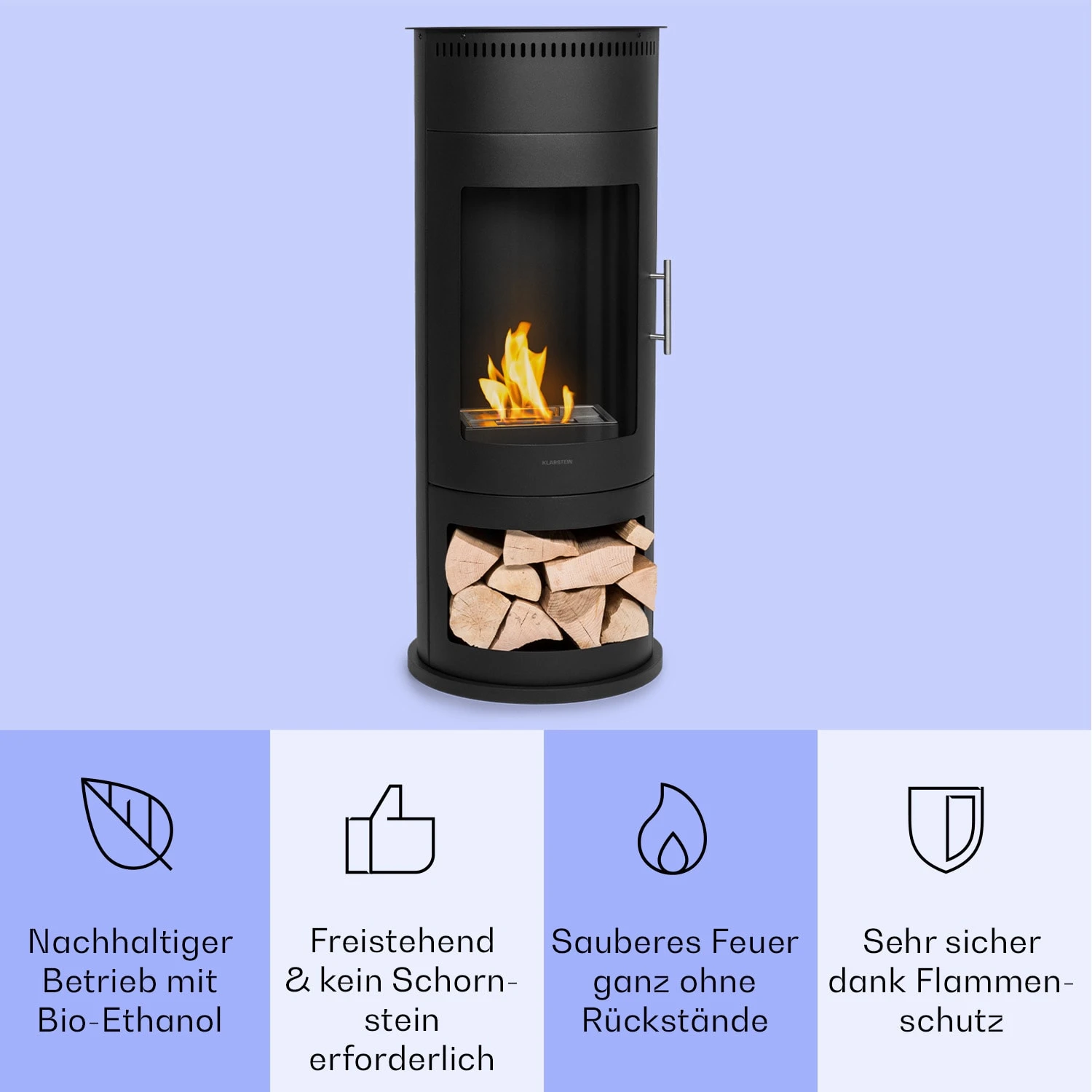 Phantasma Calor Ethanol-Kamin rauch- & geruchslos Sicherheitsglas Phantasma Calor Ethanol-Kamin Rauch- & Geruchslos Sicherheitsglas -Deutschland Klarstein Verkaufs-Shop 10035461 de 0003 usp