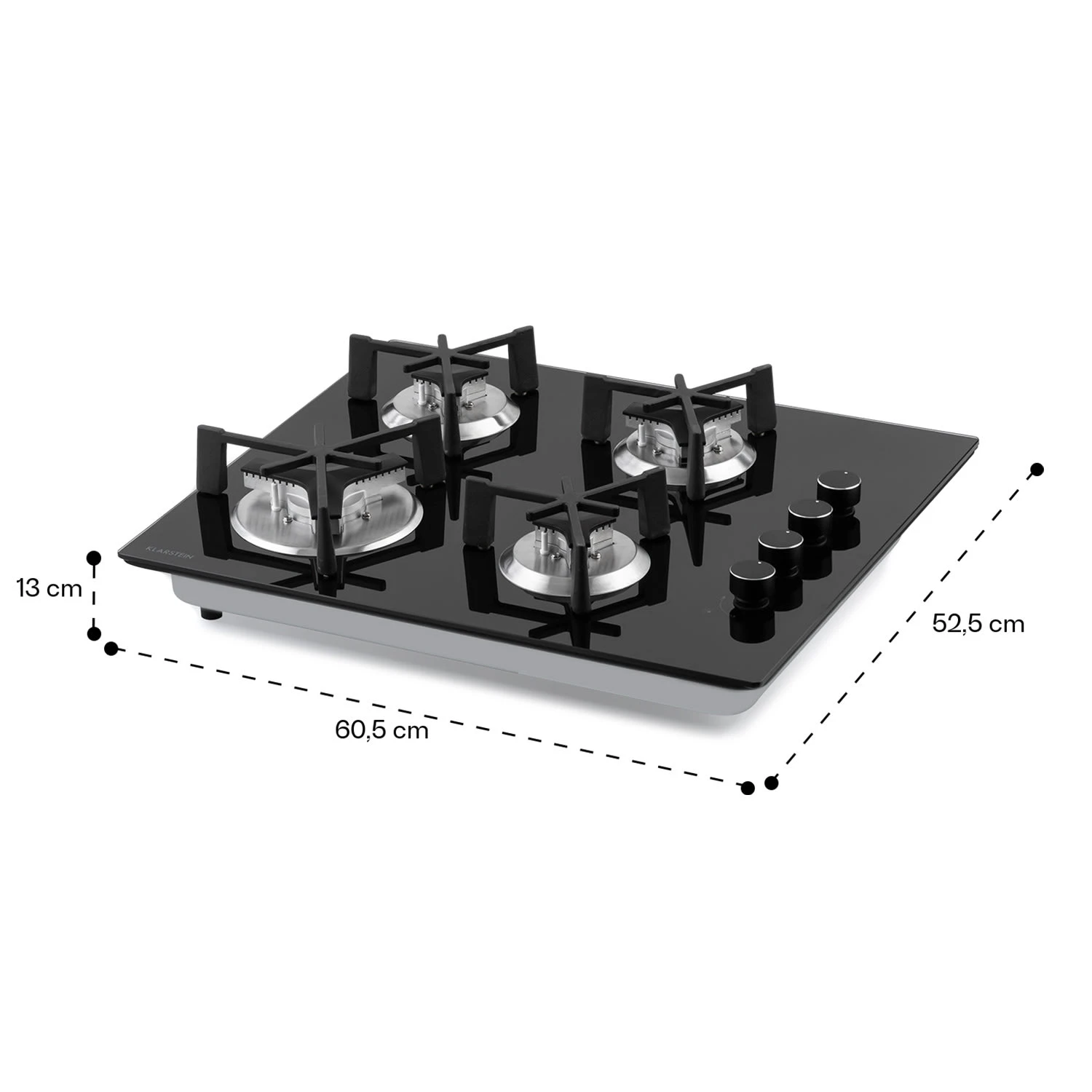 Trifecta 4 Gaskochfeld 4-flammig Triangle-Brenner Glaskeramik Trifecta 4 Gaskochfeld 4-flammig Triangle-Brenner Glaskeramik -Deutschland Klarstein Verkaufs-Shop 10035469 yy 0011 dimensions