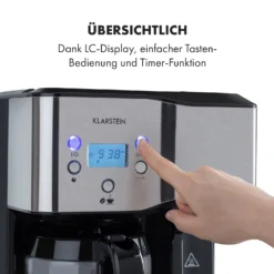 Caldetto Kaffeemaschine 1900W Heißwasserspender -Deutschland Klarstein Verkaufs-Shop 10035476 de 0004 logo
