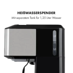 Caldetto Kaffeemaschine 1900W Heißwasserspender -Deutschland Klarstein Verkaufs-Shop 10035476 de 0006 logo