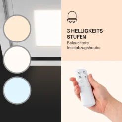 Remy Brilliant Edition Inselhaube 90cm 609 M³/h EEK A LED Glas -Deutschland Klarstein Verkaufs-Shop 10035477 de 0003 logo