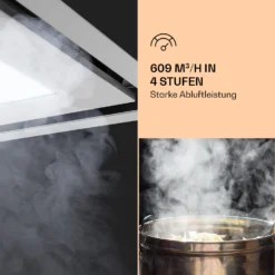 Remy Brilliant Edition Inselhaube 90cm 609 M³/h EEK A LED Glas -Deutschland Klarstein Verkaufs-Shop 10035477 de 0004 logo