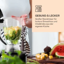 Luca Multifunktionsmixer 1000 W 3 L Stufenlose Geschwindigkeit 6 Modi 3 Luca Multifunktionsmixer 1000 W 3 L Stufenlose Geschwindigkeit 6 Modi -Deutschland Klarstein Verkaufs-Shop 10035487 de 0004 logo