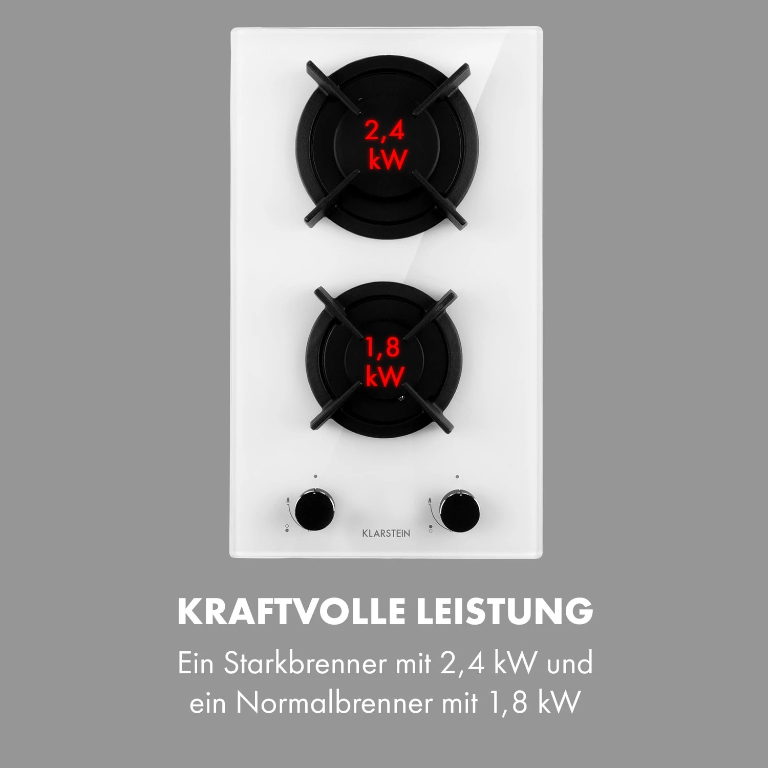 Goldflame Domino Gaskochfeld 2-flammig Messing-Brenner Glaskeramik Goldflame Domino Gaskochfeld 2-flammig Messing-Brenner Glaskeramik -Deutschland Klarstein Verkaufs-Shop 10035498 de 0006 logo