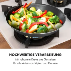 Goldflame 4 Gaskochfeld 4-flammig Messing-Brenner Glaskeramik -Deutschland Klarstein Verkaufs-Shop 10035499 de 0007 logo