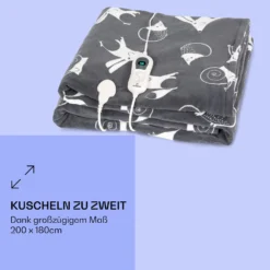 Dr. Watson XXL Heizdecke 3 Stufen Waschbar 200x180cm Coral Fleece -Deutschland Klarstein Verkaufs-Shop 10035503 de 0005 logo