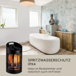 Heat Guru 360 Mini Infrarot-Heizstrahler 700/350W Oszillation -Deutschland Klarstein Verkaufs-Shop 10035506 de 0007 logo