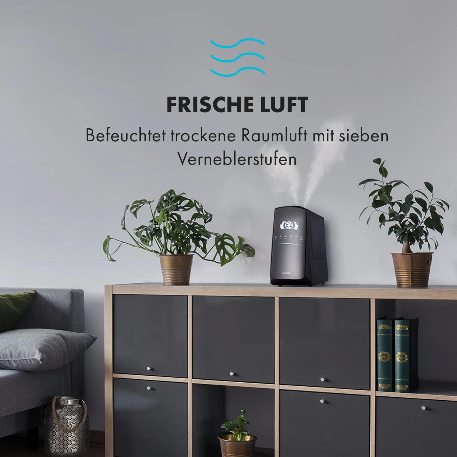 VapoAir Opal Smart Luftbefeuchter App-Steuerung LED-Screen Fernbedienung VapoAir Opal Smart Luftbefeuchter App-Steuerung LED-Screen Fernbedienung -Deutschland Klarstein Verkaufs-Shop 10035507 de 0003 logo