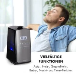 VapoAir Opal Smart Luftbefeuchter App-Steuerung LED-Screen Fernbedienung 5 VapoAir Opal Smart Luftbefeuchter App-Steuerung LED-Screen Fernbedienung -Deutschland Klarstein Verkaufs-Shop 10035507 de 0006 logo