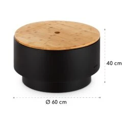 Pompeji Feuerschale Und Grill Ø60cm Stahl -Deutschland Klarstein Verkaufs-Shop 10035515 yy 0007 logo blumfeldt Pompeji Feuerschale u Grill schwarz