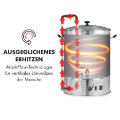 Brauheld Pro Maischekessel 3300W 70L 30-100°C Umwälzpumpe Edelstahl -Deutschland Klarstein Verkaufs-Shop 10035516 de 0005 logo