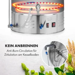 Brauheld Pro Maischekessel 3300W 70L 30-100°C Umwälzpumpe Edelstahl -Deutschland Klarstein Verkaufs-Shop 10035516 de 0006 logo